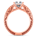 Solitaire Diamond Engagement Ring Rowan 14K Rose Gold