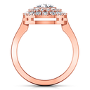 Halo Diamond Engagement Ring Mandy 14K Rose Gold