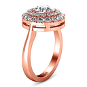 Halo Diamond Engagement Ring Mandy 14K Rose Gold