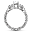 Round Diamond Three Stone Engagement Ring Haven 14K White Gold