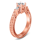 Three Stone Diamond EngagementRing Haven 14K Rose Gold