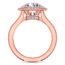 Halo Diamond Engagement Ring Anthea 14K Rose Gold