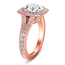 Halo Diamond Engagement Ring Anthea 14K Rose Gold