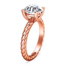Solitaire Diamond Engagement Ring Ellery 14K Rose Gold