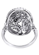 14K Ladies Black Diamond Cocktail Ring | 1.28 Carats | 6.89 Grams