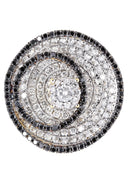 14K Ladies Black Diamond Cocktail Ring | 2.52 Carats | 10.81 Grams