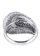 14K Ladies Black Diamond Cocktail Ring | 2.90 Carats | 7.87 Grams