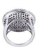 14K Ladies Black Diamond Cocktail Ring | 3.46 Carats | 12.33 Grams