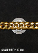 Diamond Miami Cuban Link Chain ( 12 MM )