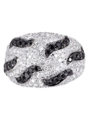 14K Ladies Black Diamond Cocktail Ring | 2.32 Carats | 9.35 Grams