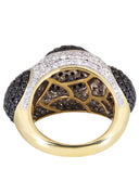 14K Ladies Black Diamond Cocktail Ring | 5.66 Carats| 15.74 Grams