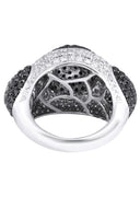 14K Ladies Black Diamond Cocktail Ring | 5.45 Carats | 15.74 Grams