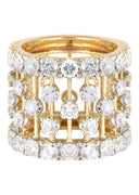14K Ladies Diamond Cocktail Ring | 5.27 Carats | 14.1 Grams