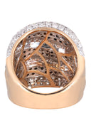 14K Ladies Black Diamond Cocktail Ring | 3.92 Carats | 13.79 Grams
