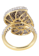 14K Ladies Black Diamond Cocktail Ring | 2.85 Carats | 8.27 Grams