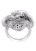 14K Ladies Black Diamond Cocktail Ring | 2.71 Carats | 10.75 Grams