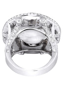 14K Ladies Black Diamond Cocktail Ring | 3.50 Carats | 17.92 Grams