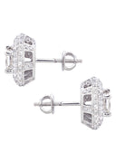 Princess Diamond Stud Earrings | 1.61 Carats