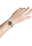 Womens Diamond Gold Rolex Watch | 26Mm | Brown Dial | Jubilee Band