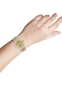 Womens Diamond Gold Rolex Watch | 26Mm | Gold Texture Dial | Jubilee Band