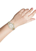 Womens Diamond Gold Rolex Watch | 26Mm | White Dial | Jubilee Band