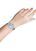 Womens Diamond Rolex Watch | 1 Carat Bezel | 26Mm | Blue Mother of Pearl Diamond Dial | Jubilee Band