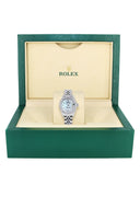 Womens Diamond Rolex Watch | 1 Carat Bezel | 26Mm | Blue Mother of Pearl Diamond Dial | Jubilee Band