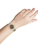 Womens Diamond Gold Rolex Watch | 1 Carat Bezel | 26Mm | Brown Diamond Dial | Jubilee Band