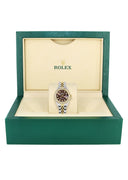 Womens Diamond Gold Rolex Watch | 1 Carat Bezel | 26Mm | Brown Diamond Dial | Jubilee Band