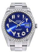 Rolex Datejust II Watch | 41 MM | Blue Arabic Dial | Two Row | Oyster Band