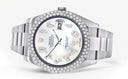 Rolex Datejust II Watch | 41 MM | Mother of Pearl Arabic Numeral Dial | Two Row | Oyster Band