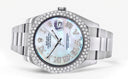 Rolex Datejust II Watch | 41 MM | Mother of Pearl Roman Numeral Dial | Two Row | Oyster Band