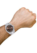 Rolex Datejust II Watch | 41 MM | Brown Dial | Two Row | Oyster Band