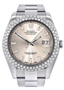Womens Rolex Datejust II Watch | 41 MM | Crème Dial | Two Row | Oyster Band