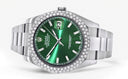 Womens Rolex Datejust II Watch | 41 MM | Green Dial | Two Row | Oyster Band