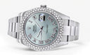 Rolex Datejust II Watch | 41 MM | Turquoise Roman Numeral Dial | Two Row | Oyster Band