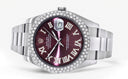 Rolex Datejust II Watch | 41 MM | Purple Roman Numeral Dial | Two Row | Oyster Band