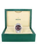 Rolex Datejust II Watch | 41 MM | Purple Roman Numeral Dial | Two Row | Oyster Band