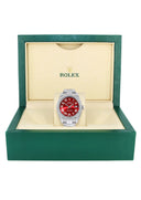 Rolex Datejust II Watch | 41 MM | Red Roman Numeral Dial | Two Row | Oyster Band