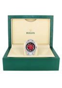 Rolex Datejust II Watch | 41 MM | Black Red Roman Numeral Dial | Two Row | Oyster Band