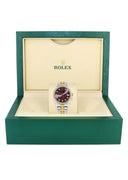 Diamond Gold Rolex Watch | Diamond Bezel | 31MM | Purple Diamond Dial | Jubilee Band