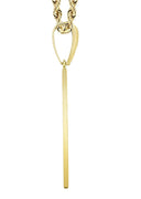 10K Yellow Gold Ace of Spades Pendant & Rope Chain | 0.55 Carats
