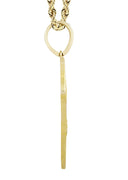 10K Yellow Gold Superman Pendant & Rope Chain | 0.75 Carats