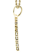 10K Yellow Gold RIP Pendant & Rope Chain | 0.85 Carats