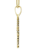 10K Yellow Gold Hamsa Pendant & Franco Chain | 1.75 Carats