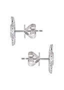 Mens Stud Diamond Earrings | 1.05 Carats 14K White Gold