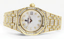 Audemars Piguet Royal Oak Watch For Women | 18K Yellow Gold | 33 Mm