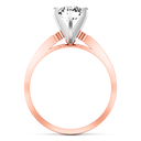 Pave Diamond Engagement Ring Yvonne 14K Rose Gold
