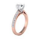 Pave Diamond Engagement Ring Calla 14K Rose Gold