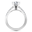 Pave Engagement Ring Beth 14K White Gold